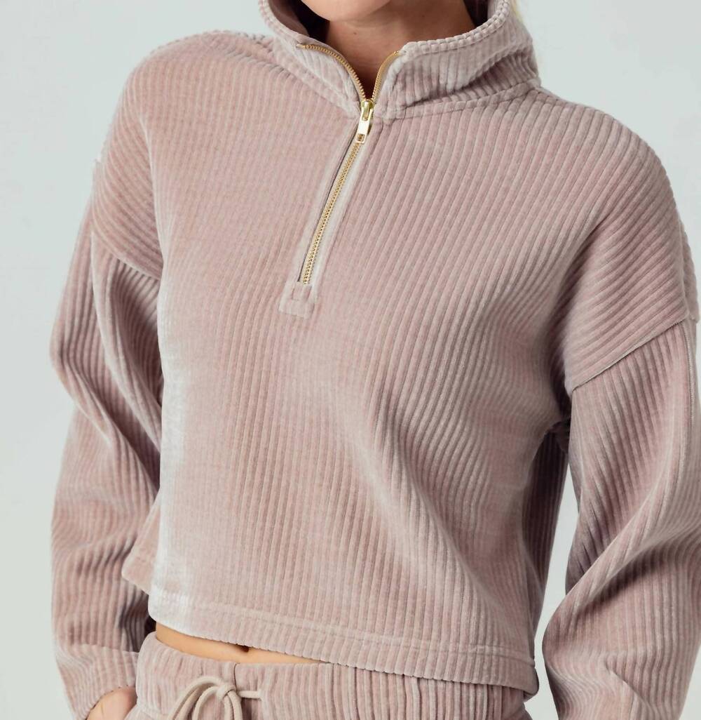 NEW SUNDAYS jodie pullover sweater in taupe